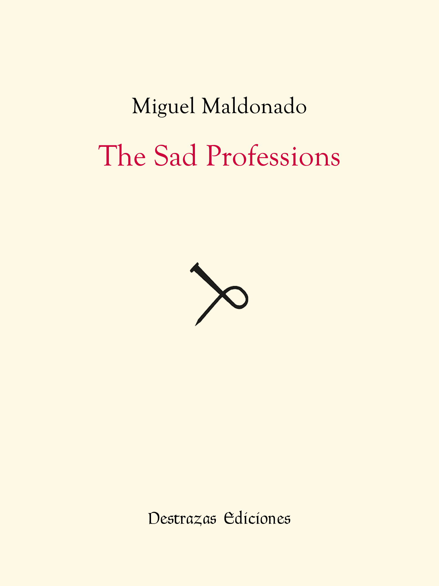 portada The sad professions